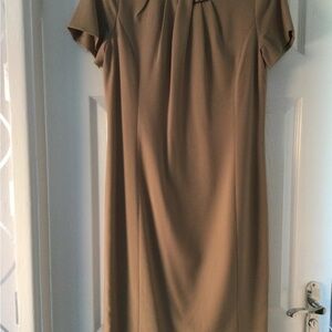 Elegant Tan Women's Dress